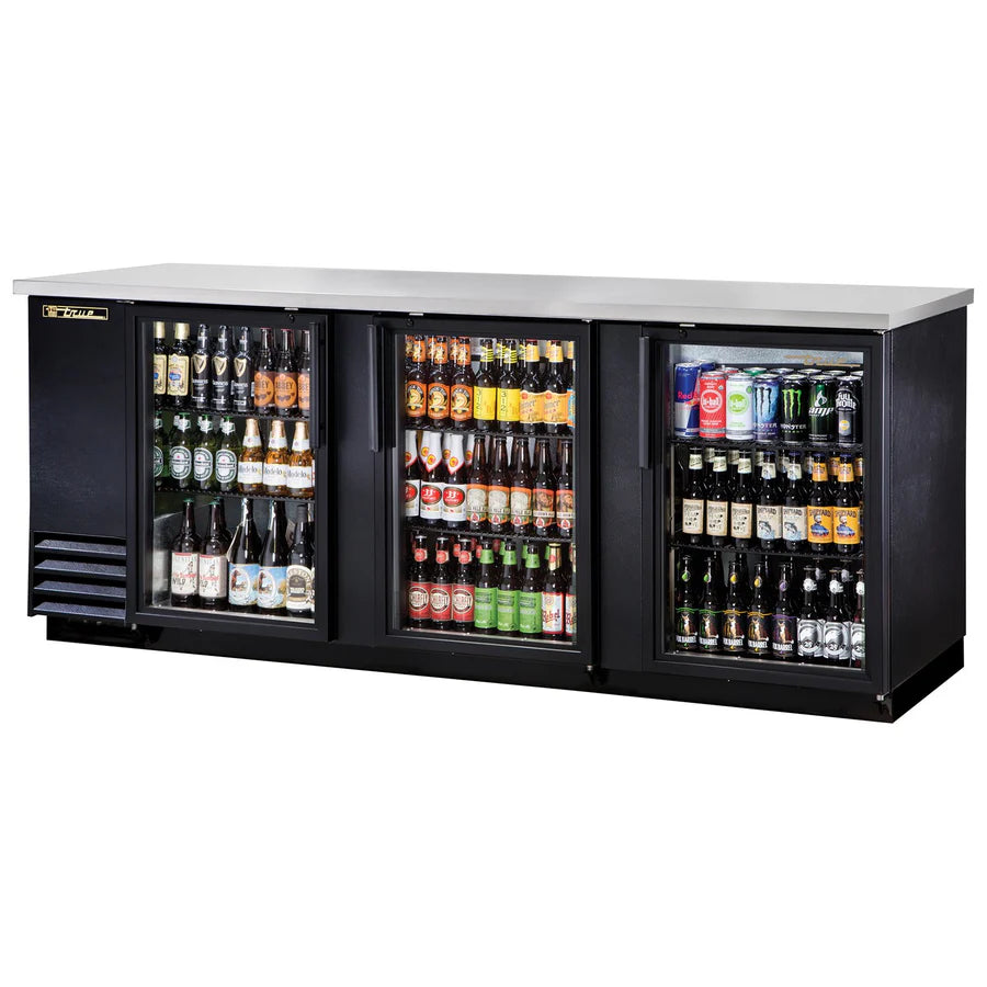 True TBB-4G-HC-LD — Glass Door Back Bar Cooler